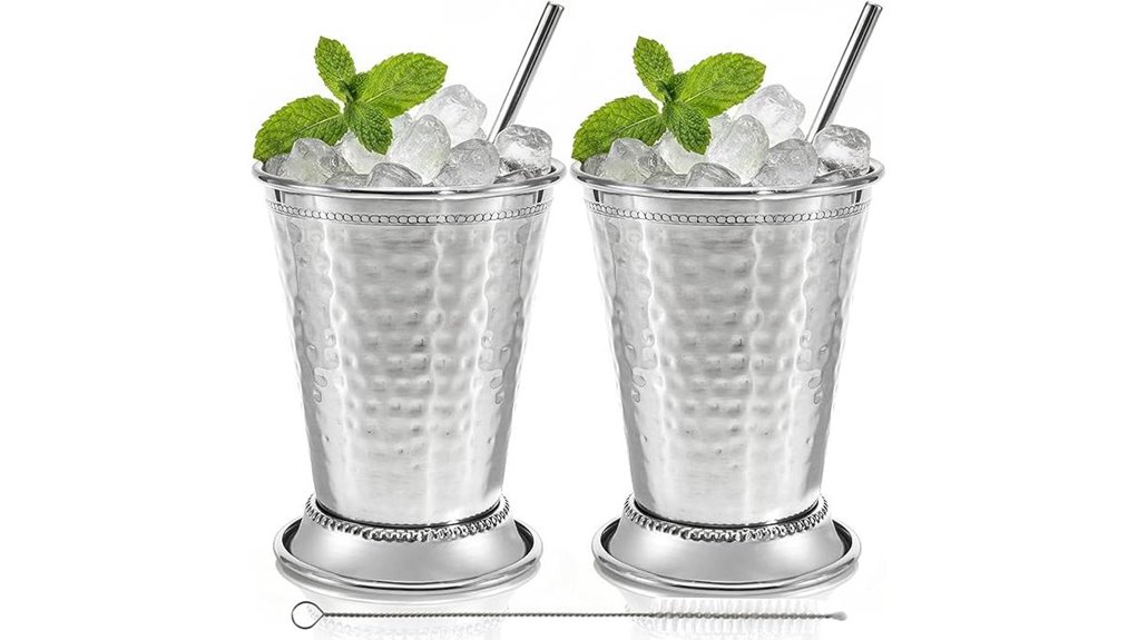 peohud mint julep cups