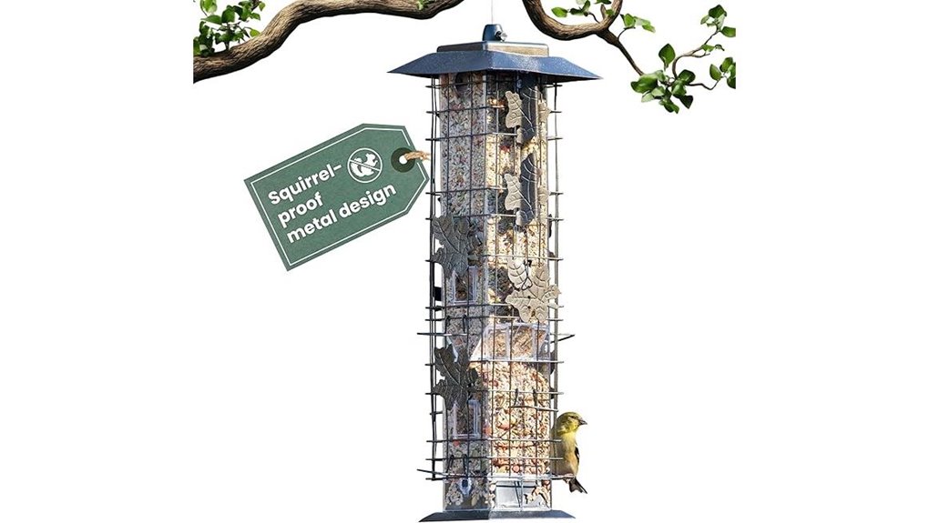 perky pet 2lb squirrelproof feeder