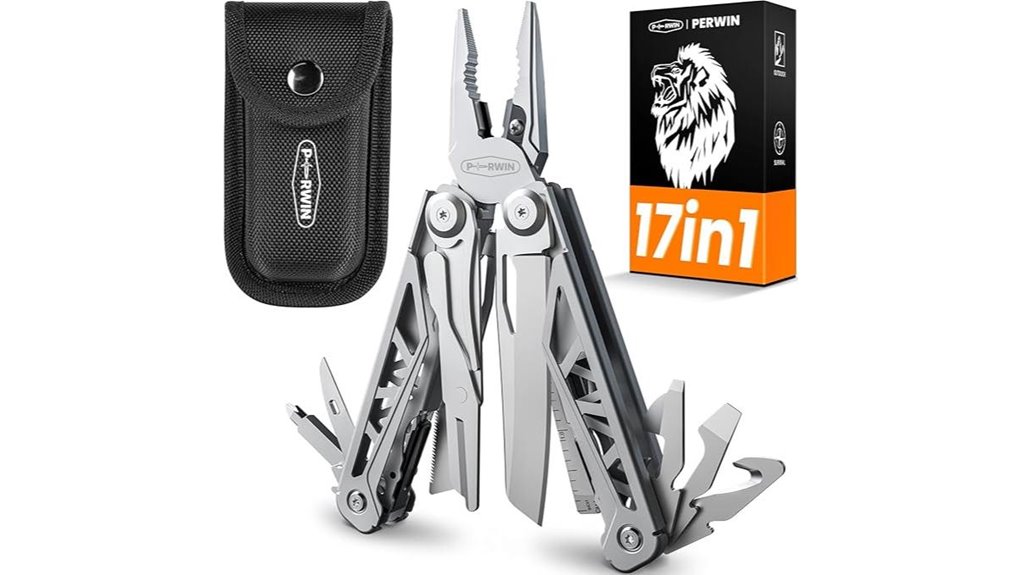 perwin 17 in 1 stainless pliers