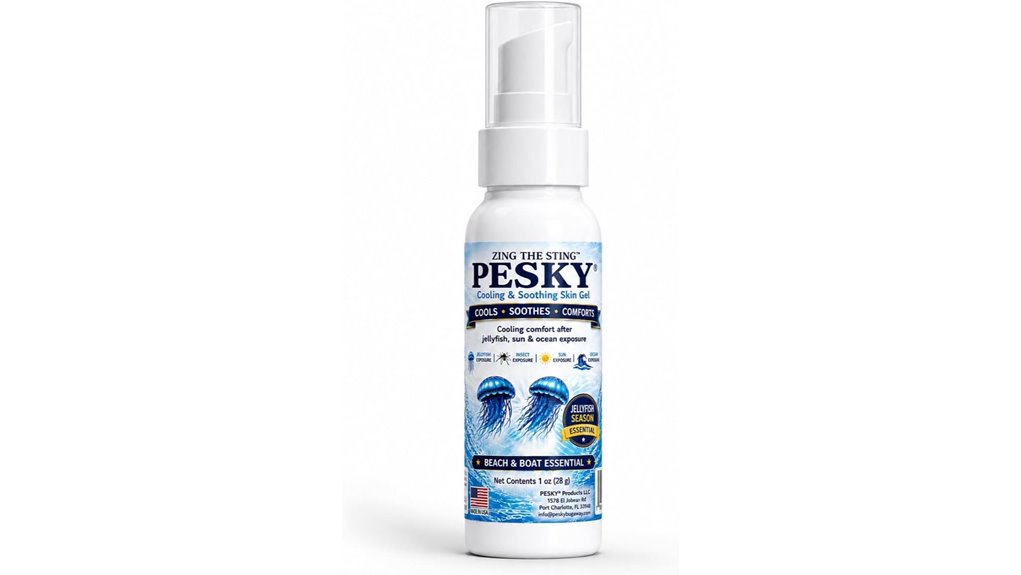pesky cooling gel outdoors