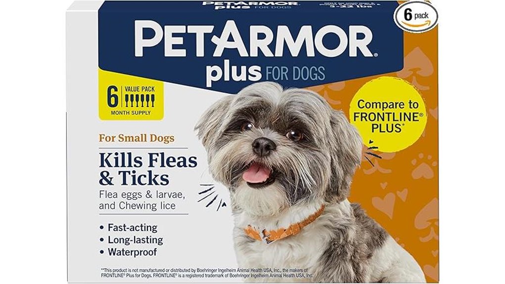 petarmor 6 dose small dog
