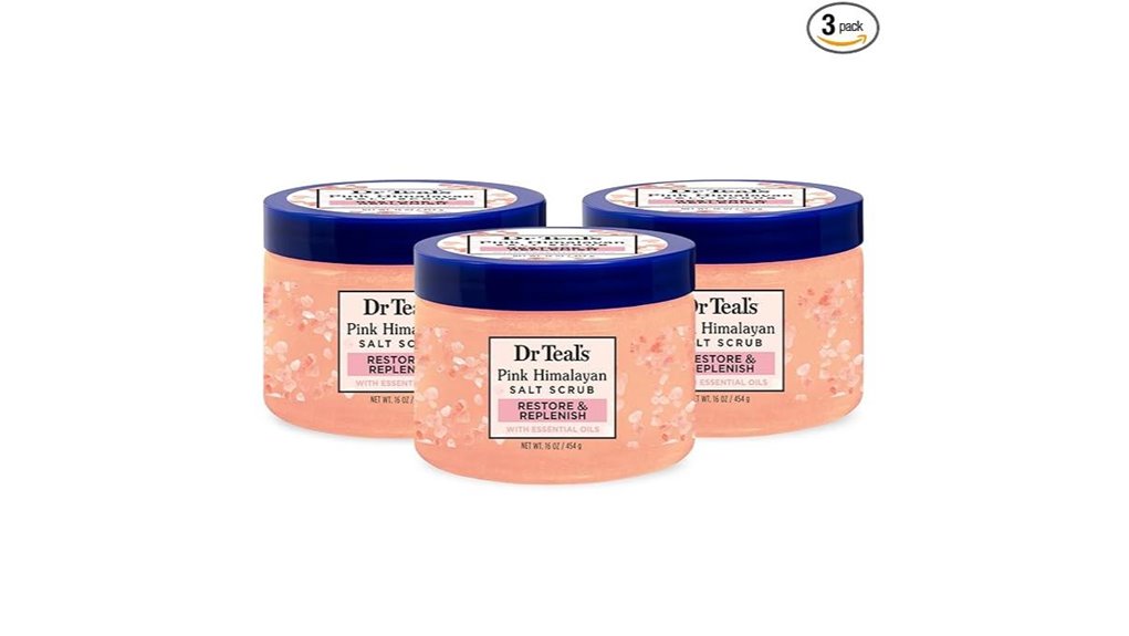 pink himalayan salt scrub