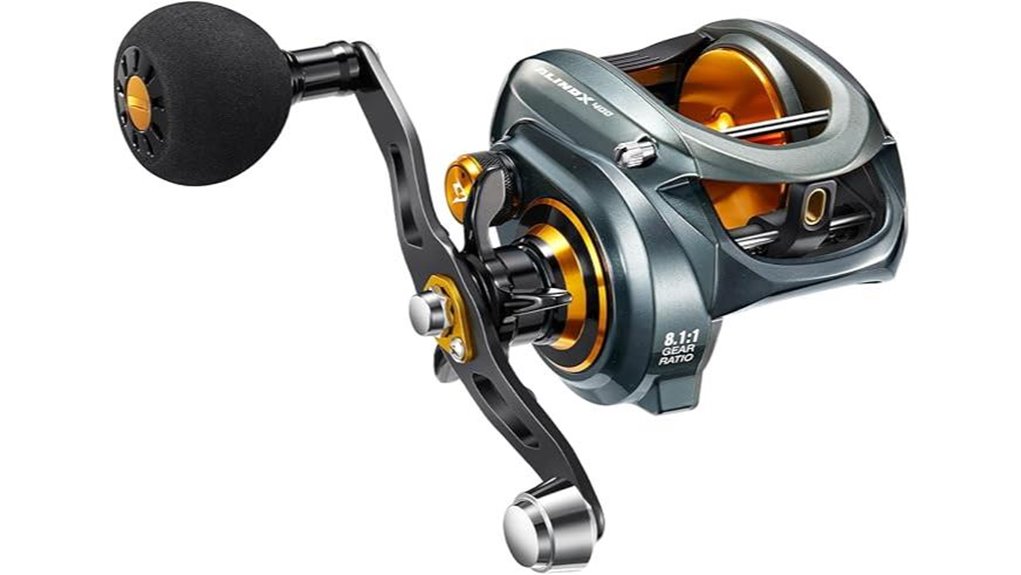 piscifun 38lb alinox baitcaster