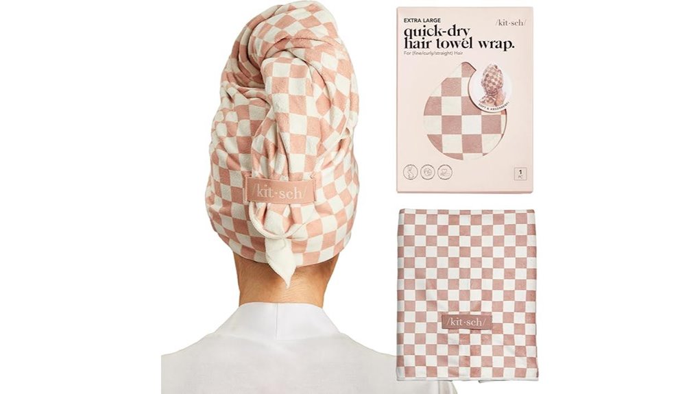 plush microfiber anti frizz towel