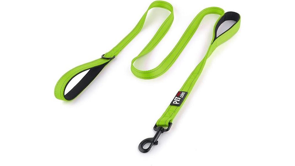 plutus double handle reflective leash