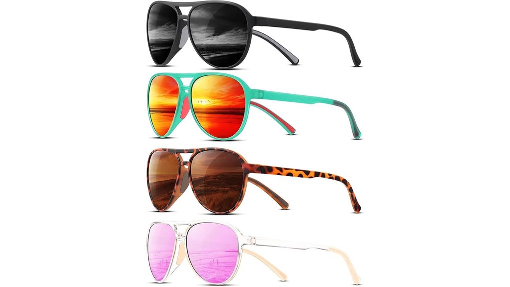 polarized aviator uv400 sunglasses