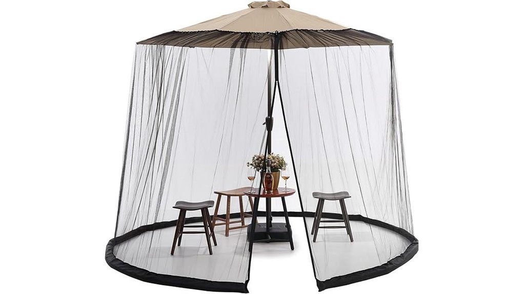 polyester mosquito net umbrella