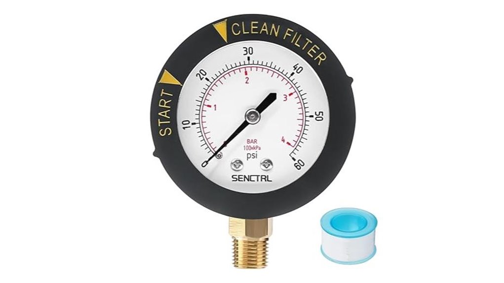 pool filter 0 60psi gauge