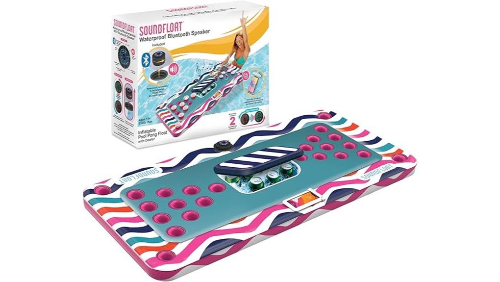 pool pong float speaker
