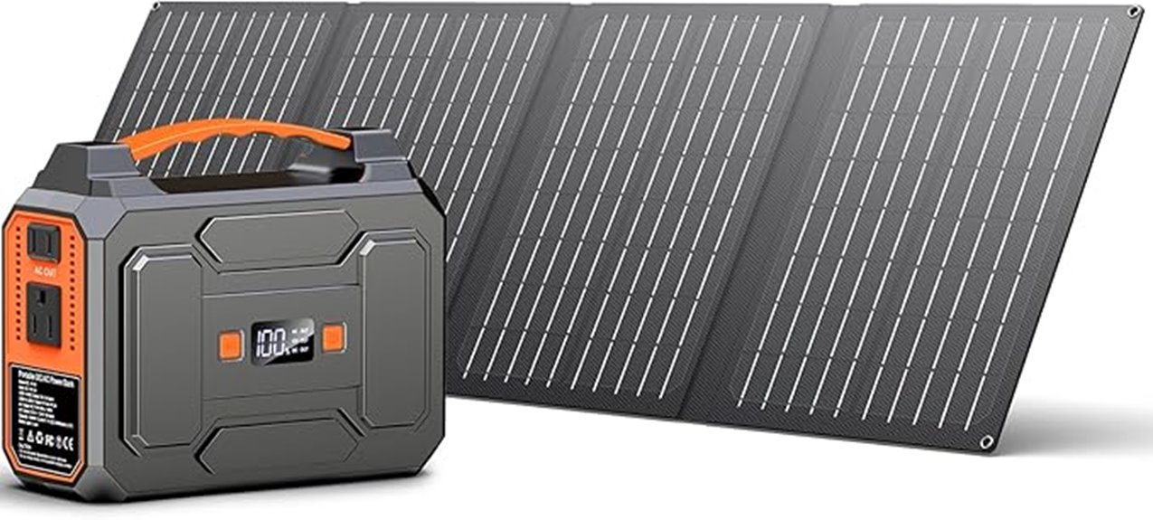 portable 200w solar ac