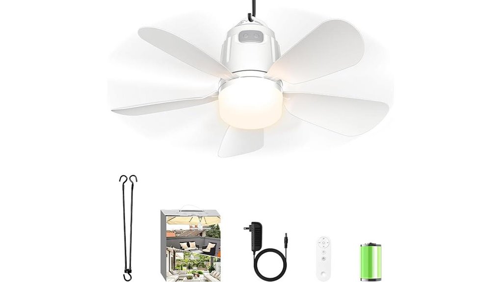 portable 20 ceiling fan