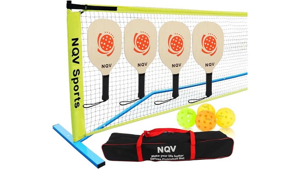 portable 22ft pickleball set
