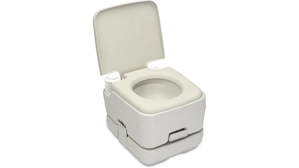 portable 2 6 gallon camping toilet