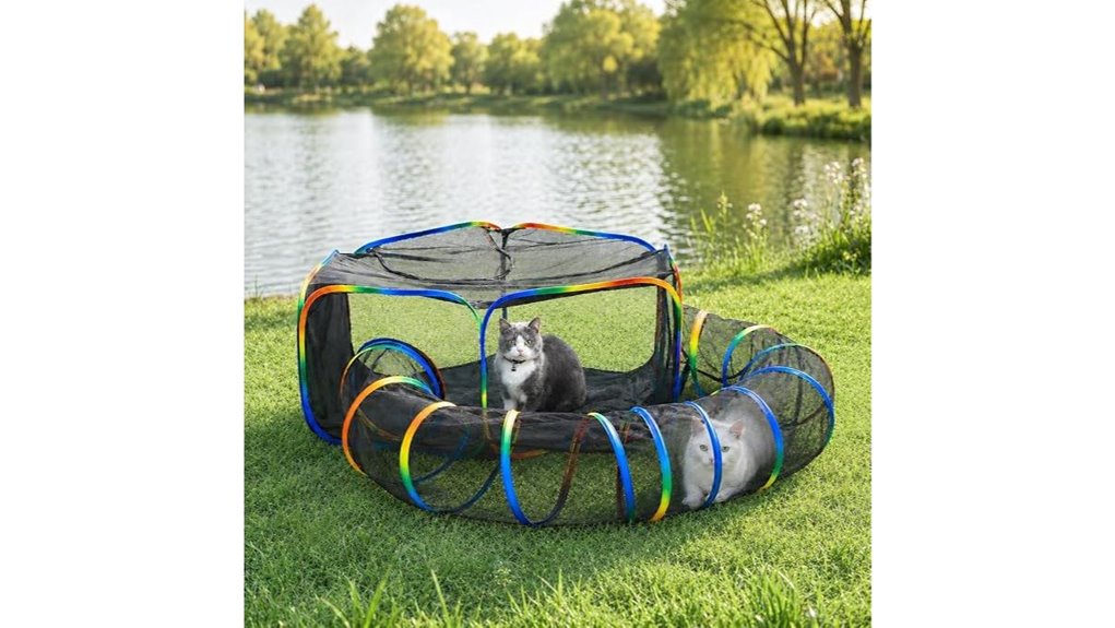 portable 2 in 1 cat catio