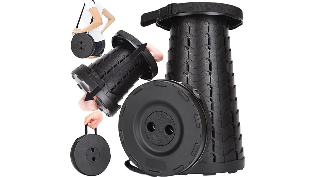 portable 400lb collapsible stool