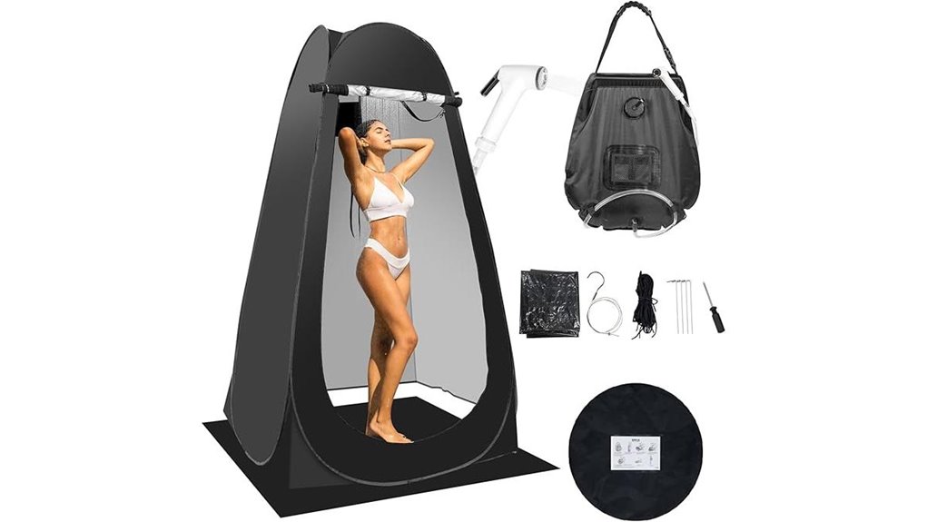 portable 5 gallon pop up shower