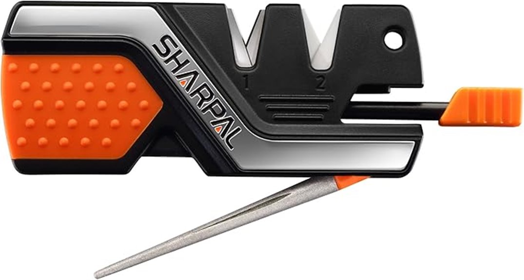 portable 6 in 1 knife sharpener