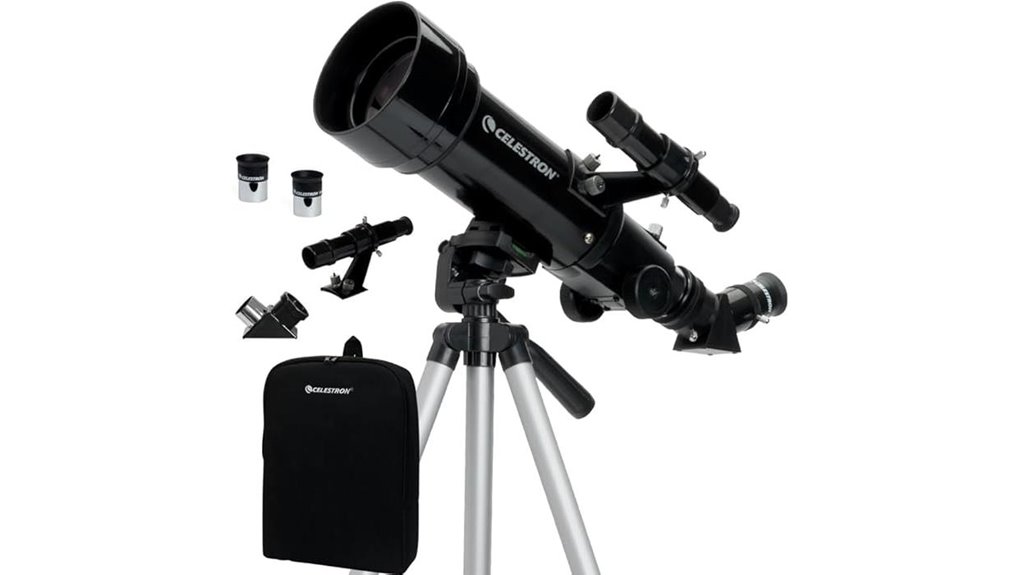 portable 70mm celestron telescope