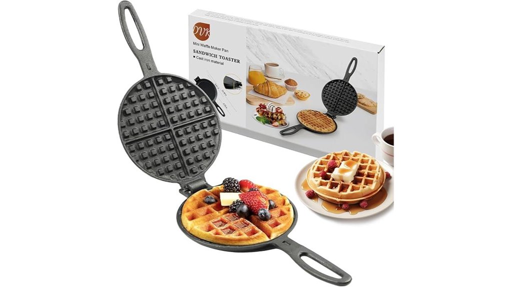 portable 7 waffle iron