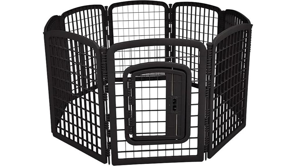 portable 8 panel dog playpen