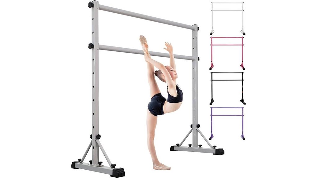 portable adjustable ballet barre