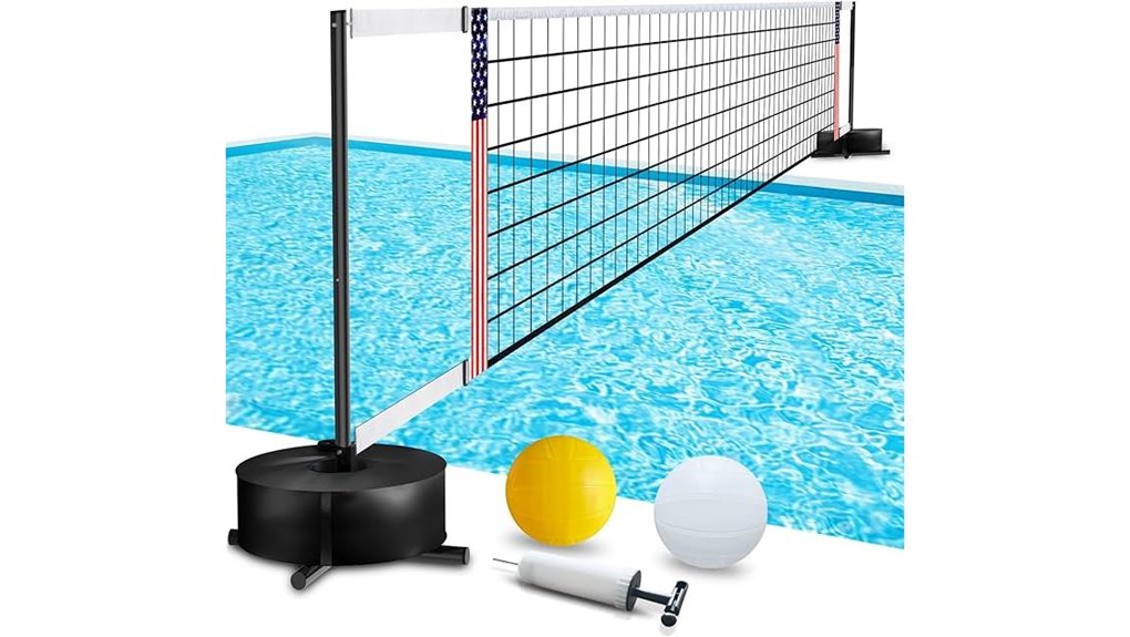 portable adjustable pool net