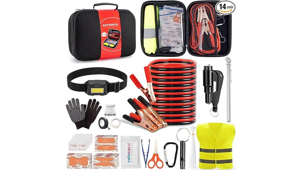 portable black roadside kit