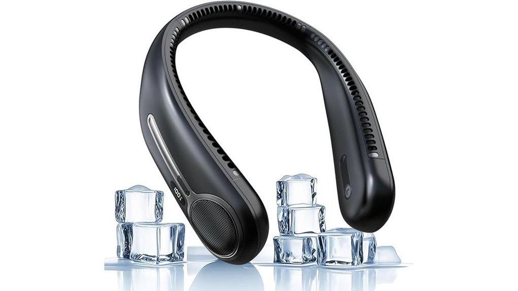 portable bladeless neck fan