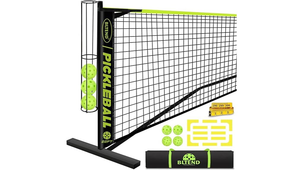 portable bltend pickleball net