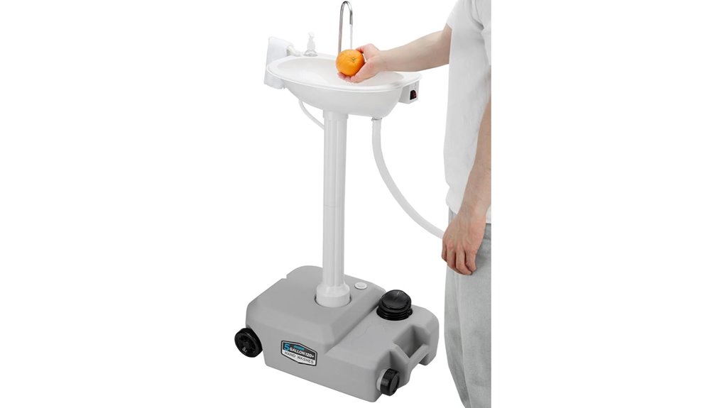 portable camping hand wash