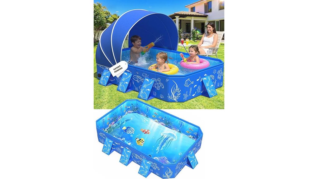 portable canopy kiddie pool