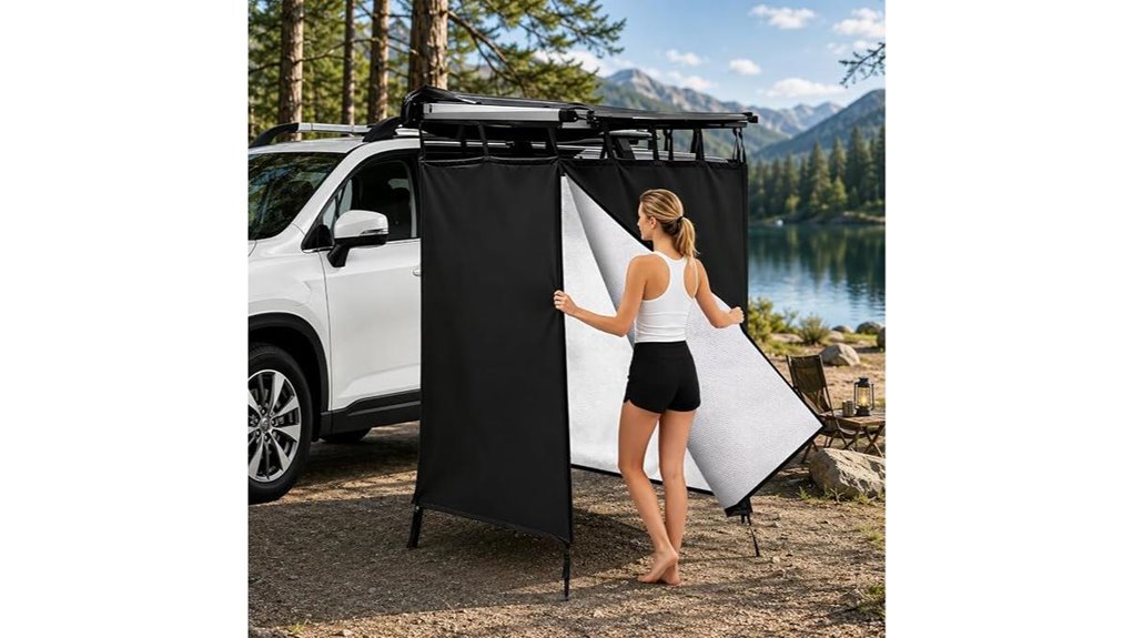 portable car shower tent