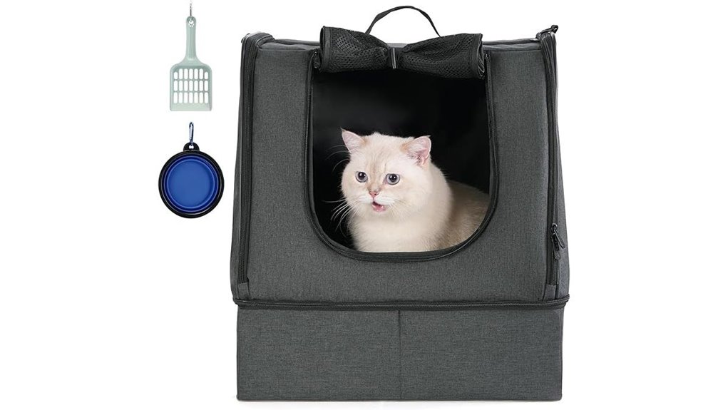 portable cat litter bag