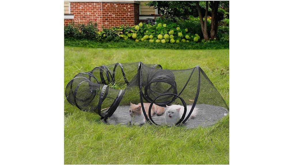 portable cat tent tunnel
