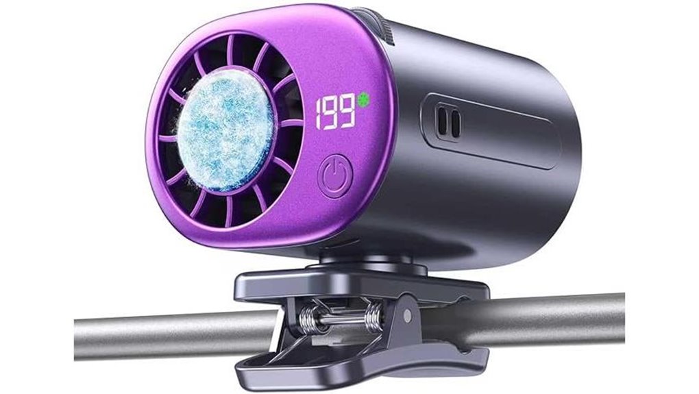 portable clip on ice fan