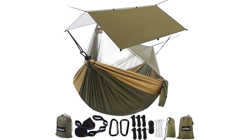 portable double hammock rainfly