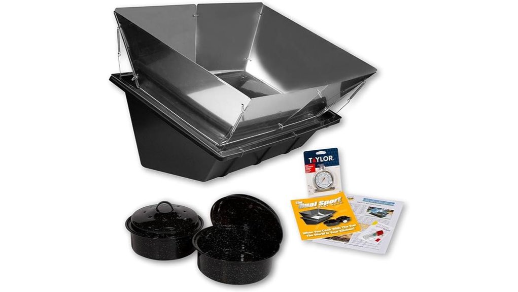 portable dual sport solar cooker