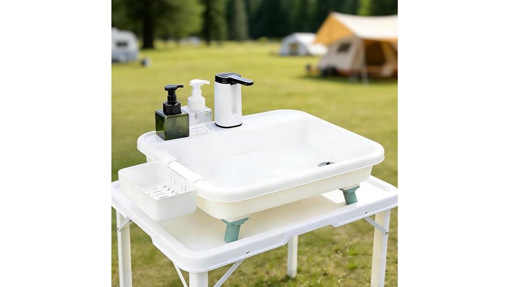 portable electric camping sink