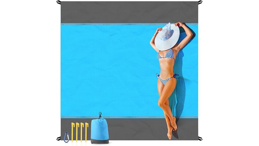 portable extra large waterproof blanket