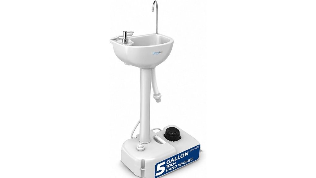 portable foot powered hand wash