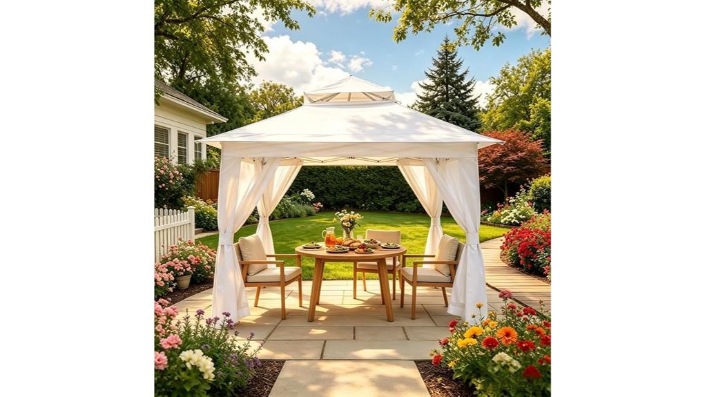 portable iron mesh gazebo