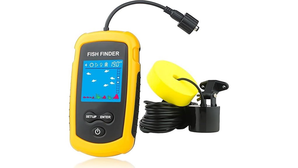 portable kayak fishfinder lcd