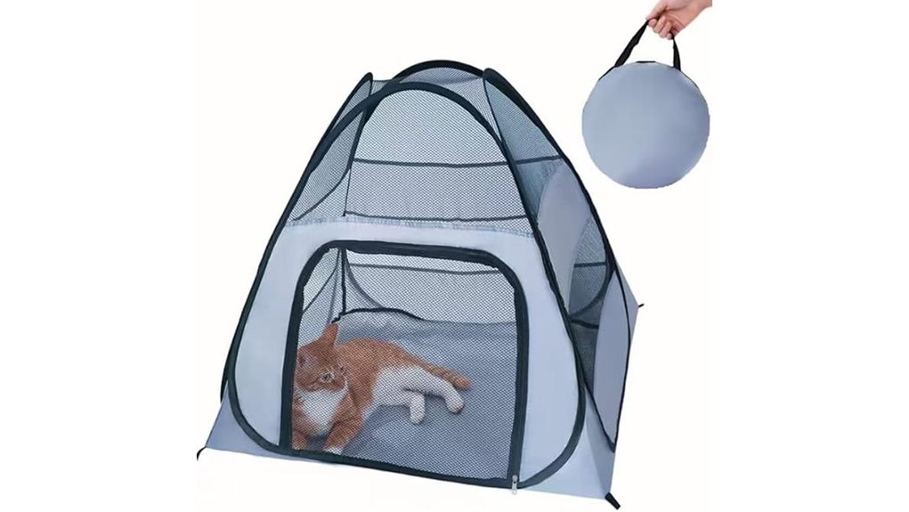 portable outdoor pet tent