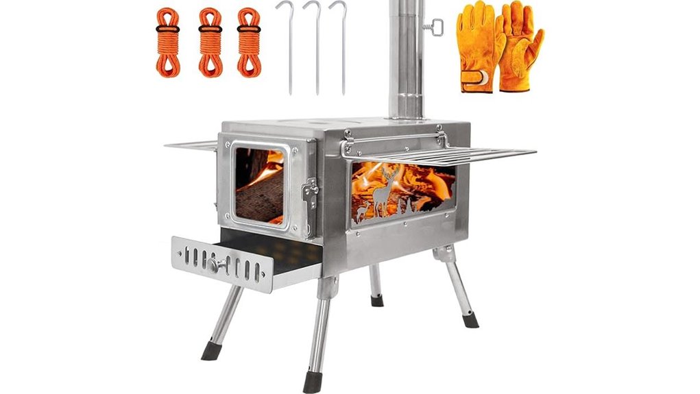 portable outdoor wood stove
