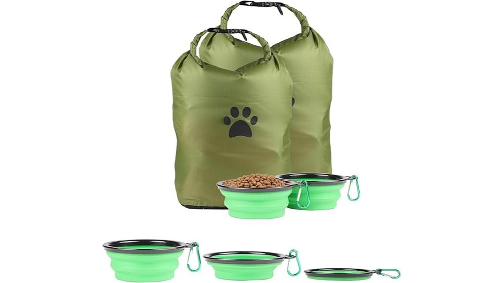 portable pet food carrier