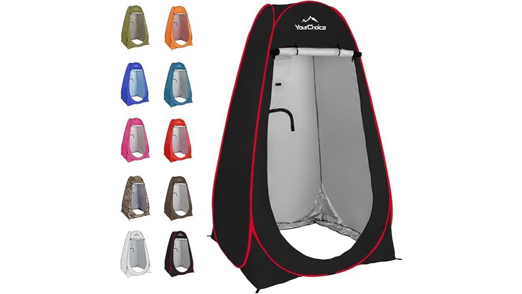portable privacy shower tent