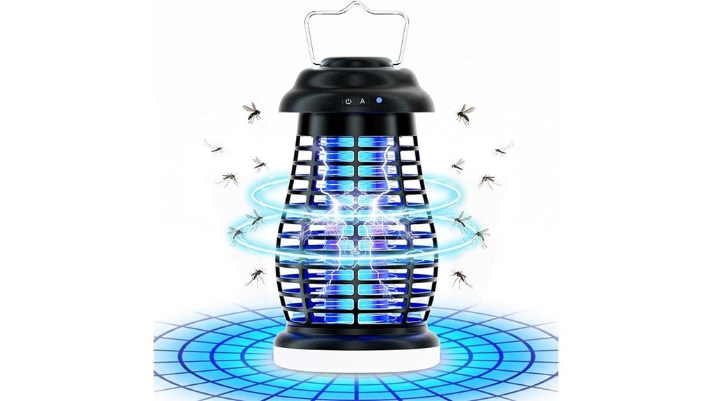 portable rechargeable bug zapper