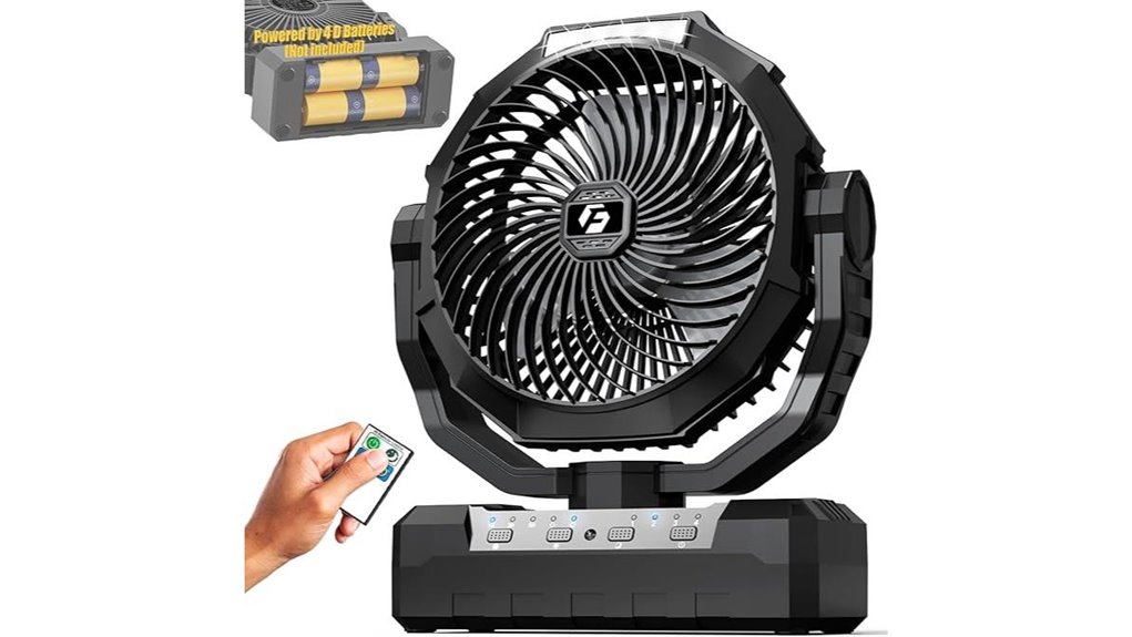 portable remote 200h fan