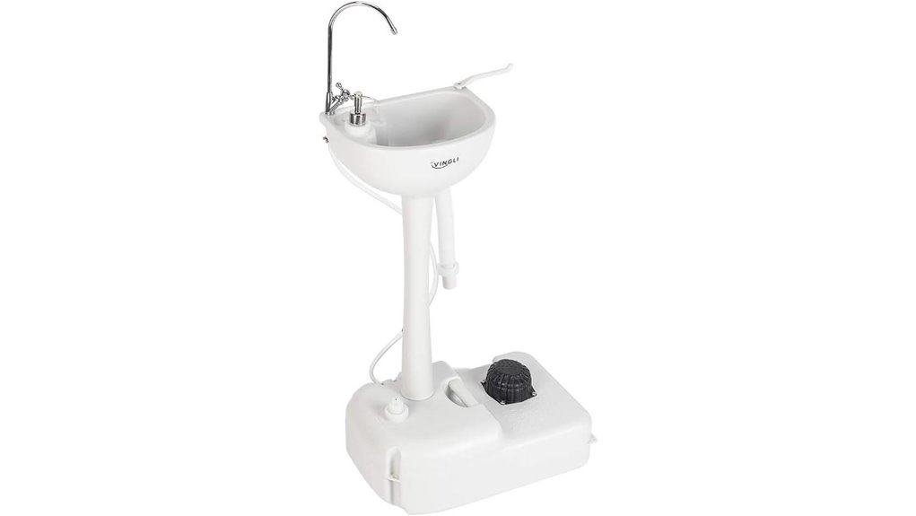 portable sink stand with wheels