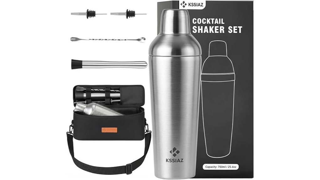 portable stainless vacuum shaker